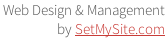 Web Design & Management  by SetMySite.com